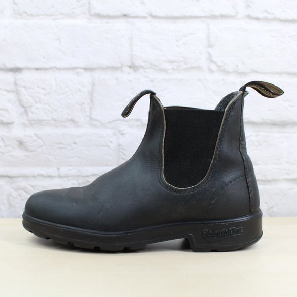 Blundstone Shoes - BLUNDSTONE Women's Tasmania Australia Black Leather Chelsea Boots UK 4 US 6